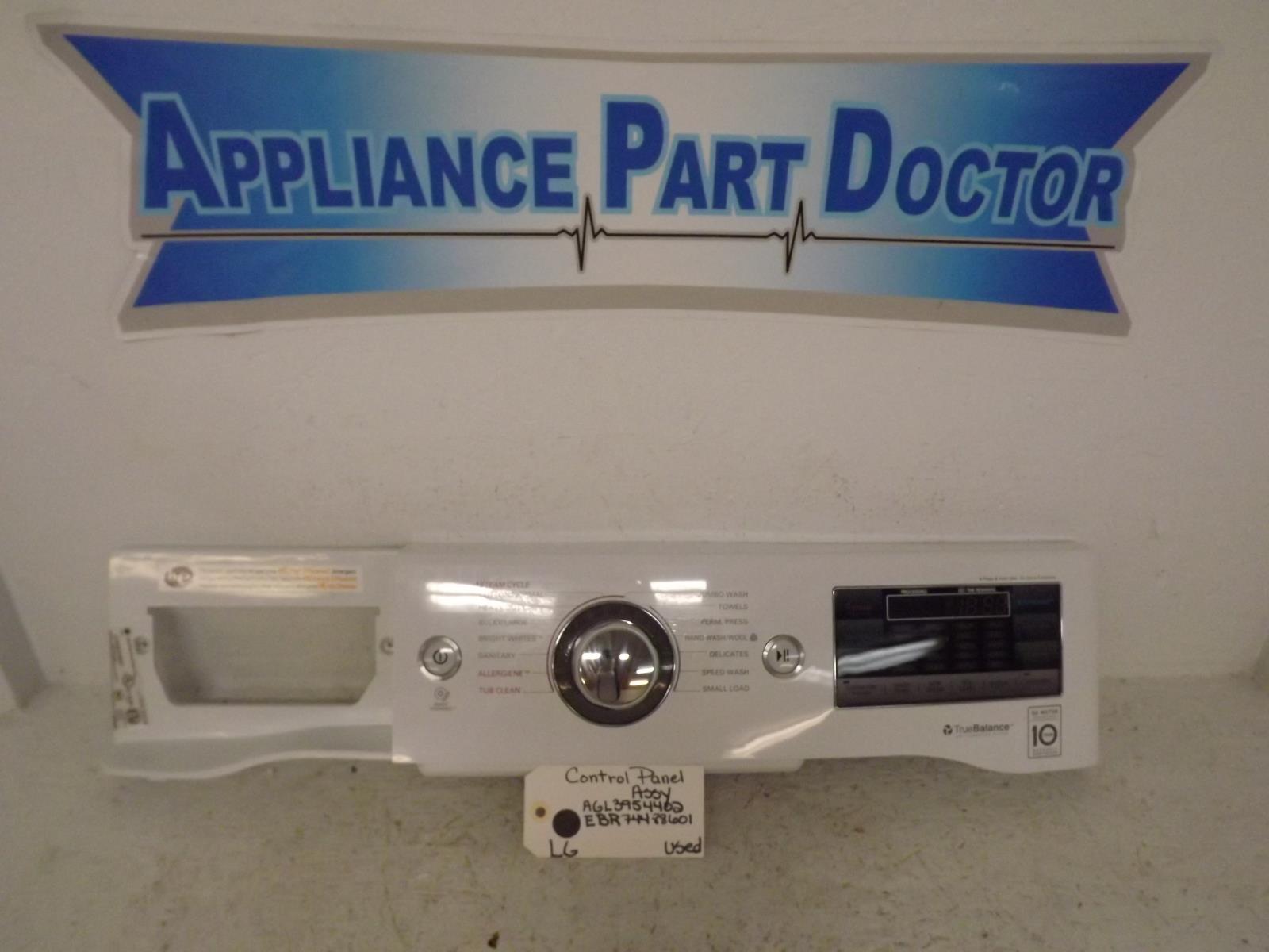 LG Washer AGL3954402 EBR74488601 Control Panel Assy Used LG Washer AGL3954402 EBR74488601 Control Panel Assy Used